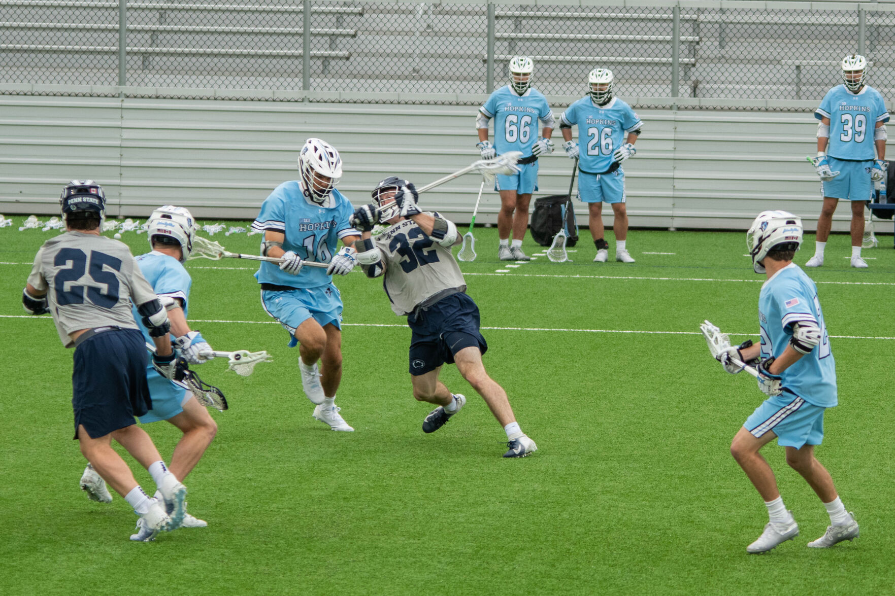Penn State MLAX Vs Johns Hopkins - Sickler (32) Kelly (25)